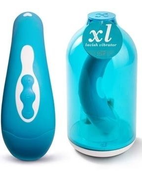XL Lavish Vibrator Silk - Blue